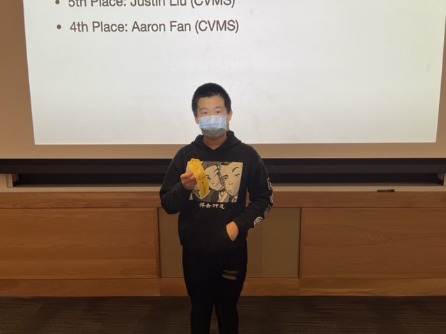 Fourth place written